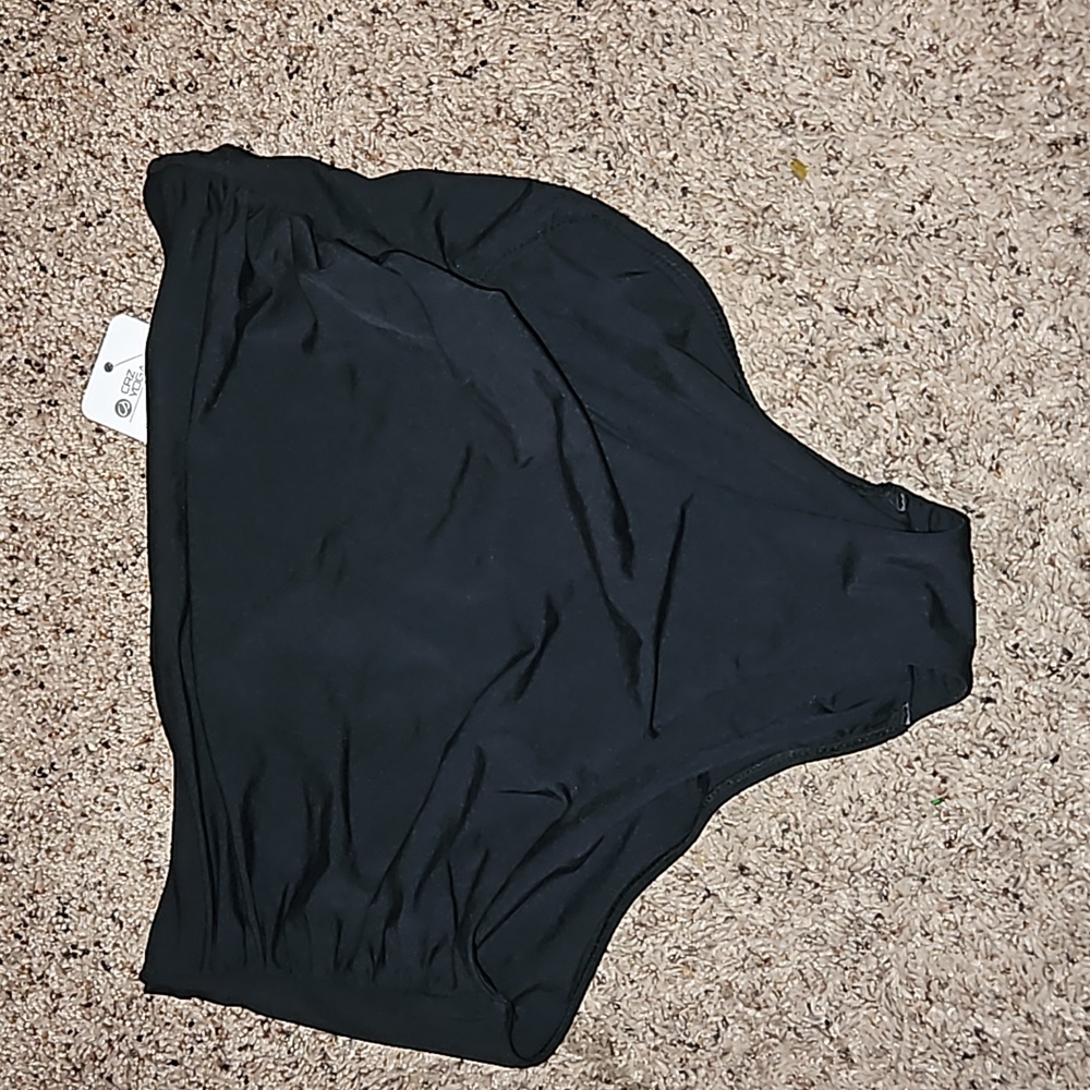 CRZ YOGA Black Bikini Classic Swim Bottom